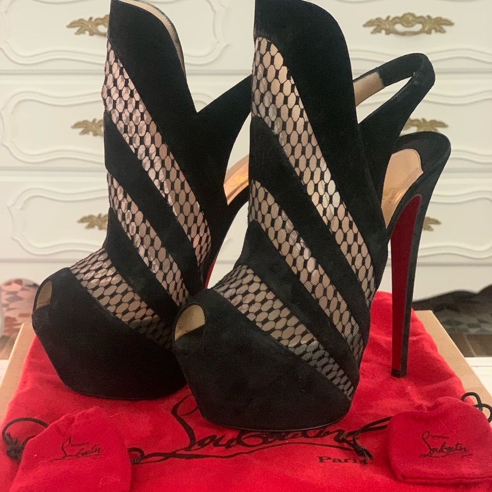 Christian Louboutins - Black - Sexxxy Lace